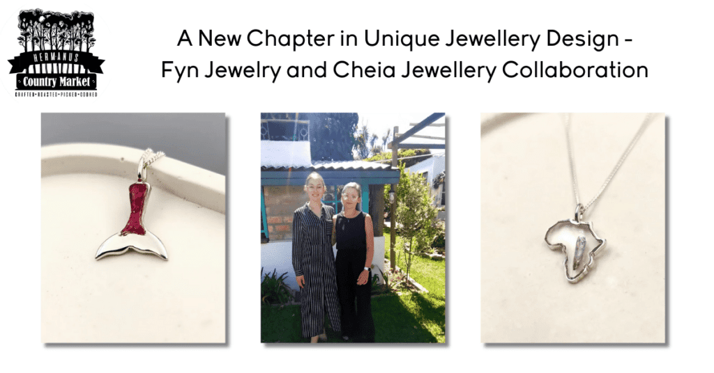 Hermanus Country Market is a haven for local artisans and entrepreneurs, providing a platform to showcase their unique, handcrafted creations. We celebrate a collaboration between two such talents: Fyn Jewelry and Cheia Jewellery, who create unique "Fynbos Jewellery"