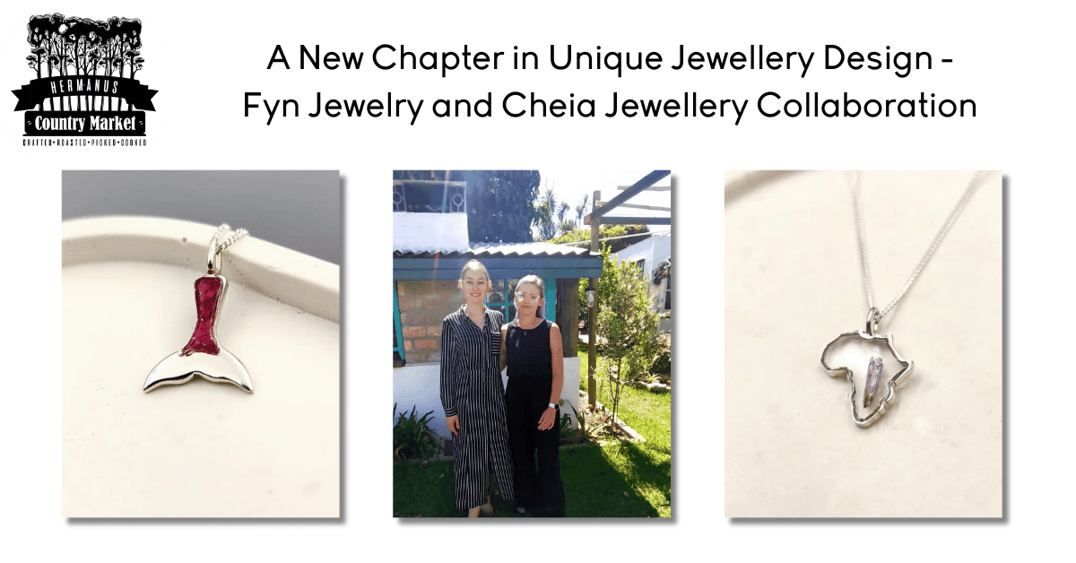 Hermanus Country Market is a haven for local artisans and entrepreneurs, providing a platform to showcase their unique, handcrafted creations. We celebrate a collaboration between two such talents: Fyn Jewelry and Cheia Jewellery, who create unique "Fynbos Jewellery"